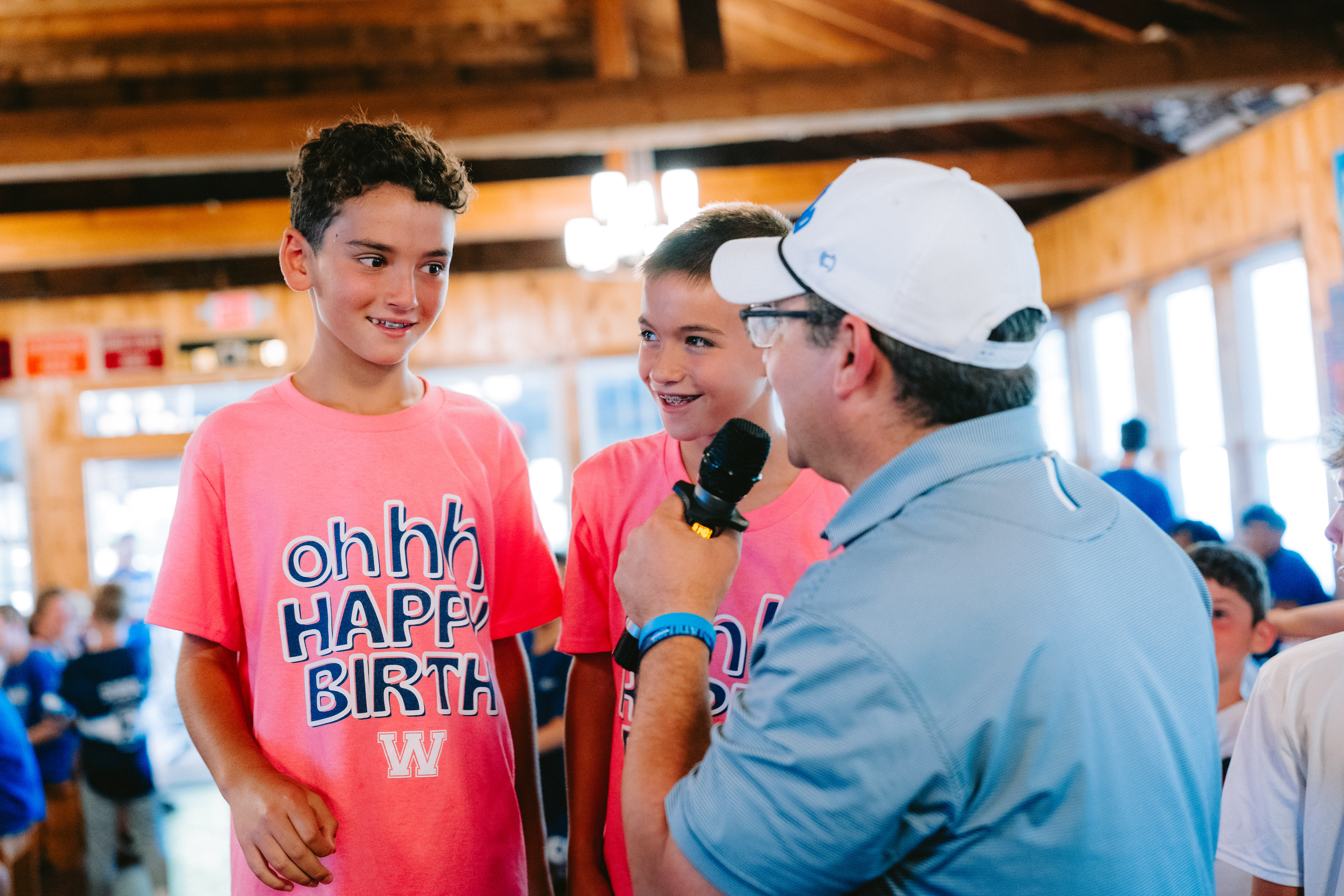 A birthday celebration at Camp Winadu