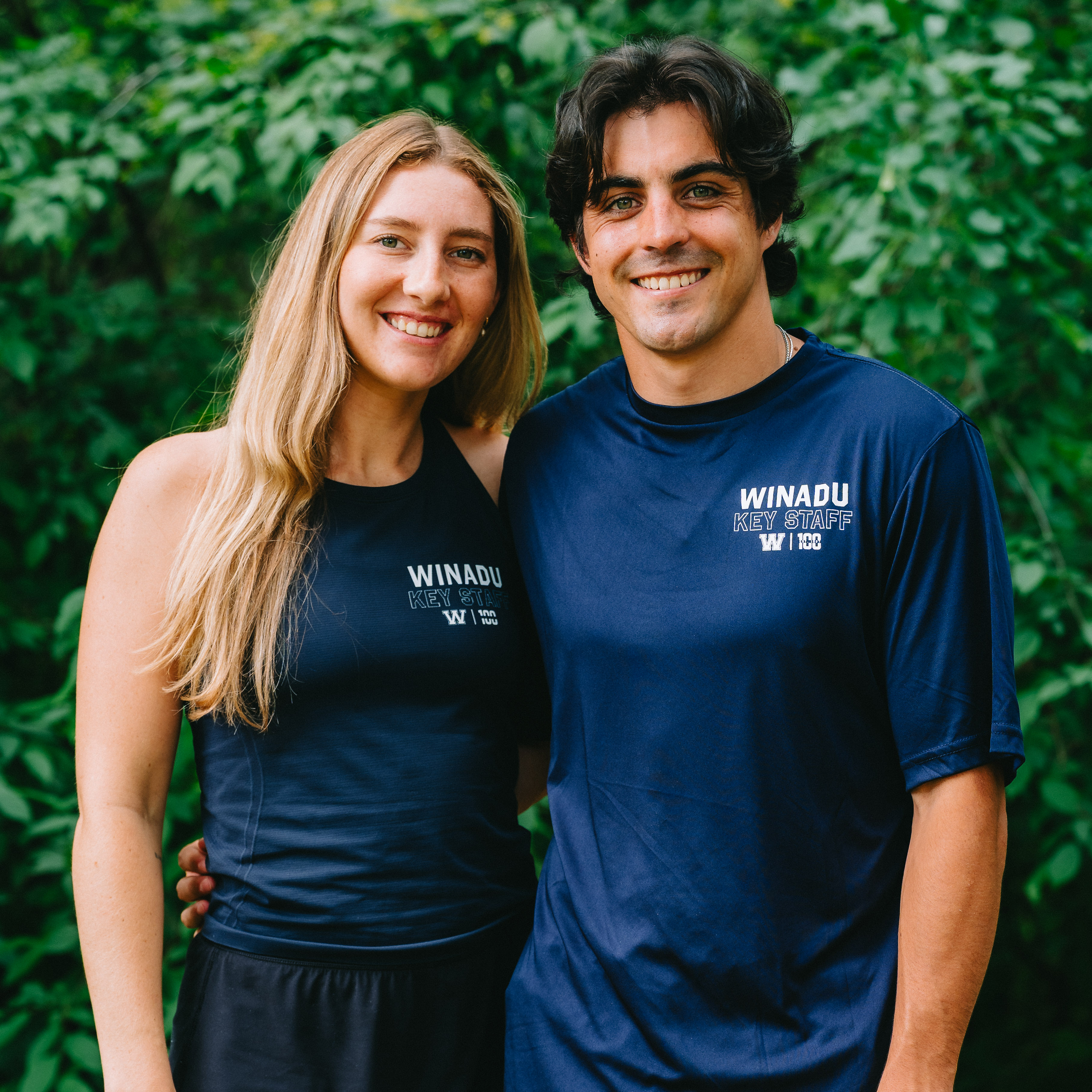 Willem and Isabelle at camp
